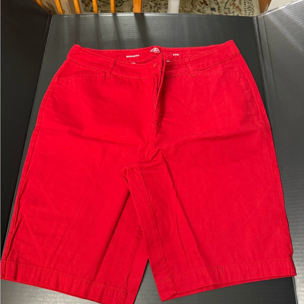 St. John's Bay Red Women's Shorts